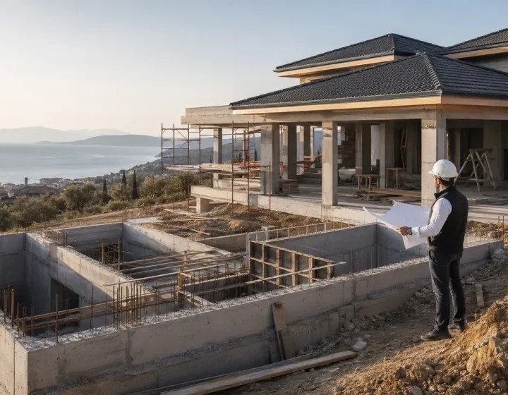 Edremit Körfezi’nde Temelden Çatıya İnşaat Süreci: Projeden Anahtar Teslime